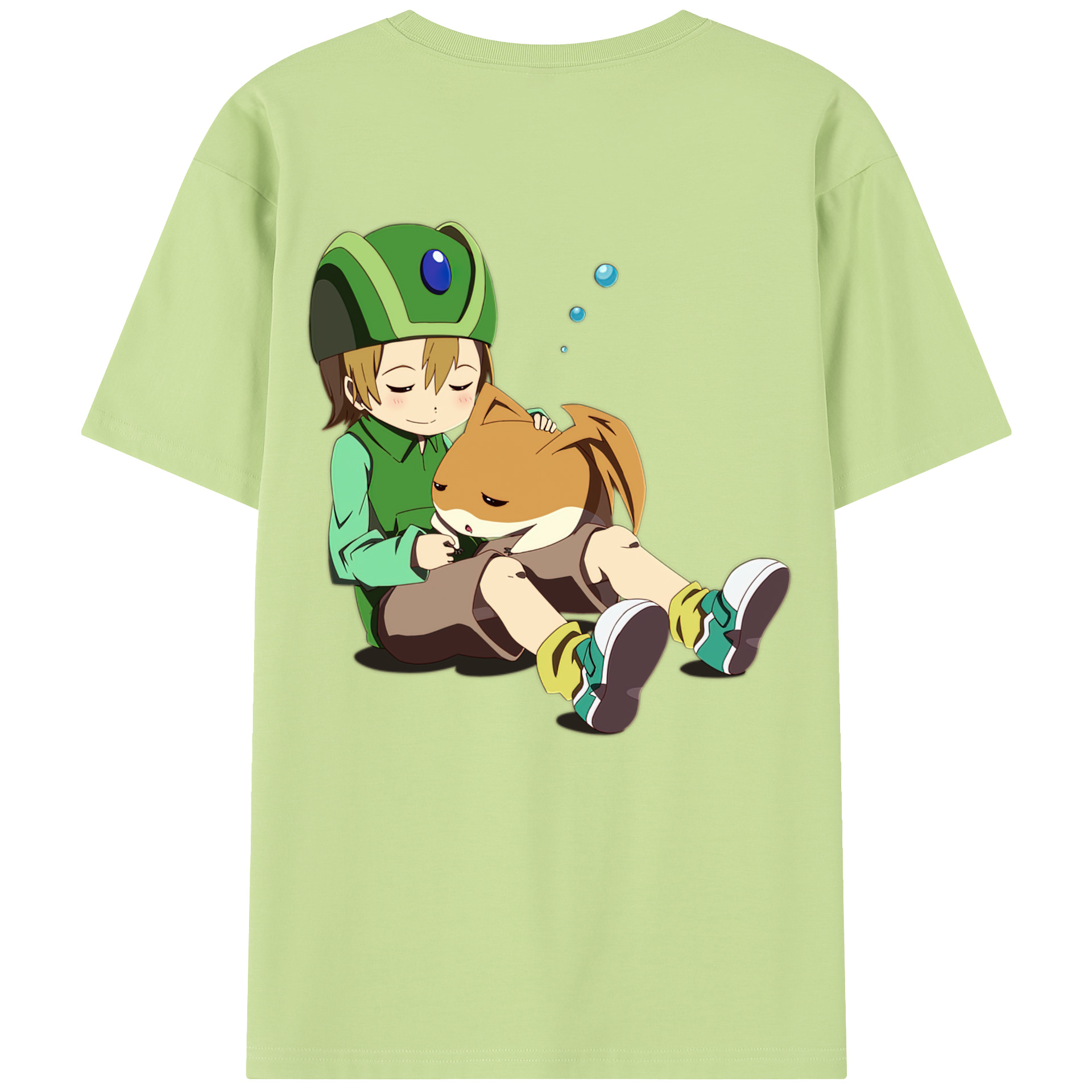 （画像用） Digimon デジタルモンスター/デジモン 綿100％半袖Tシャツ（背面プリント）